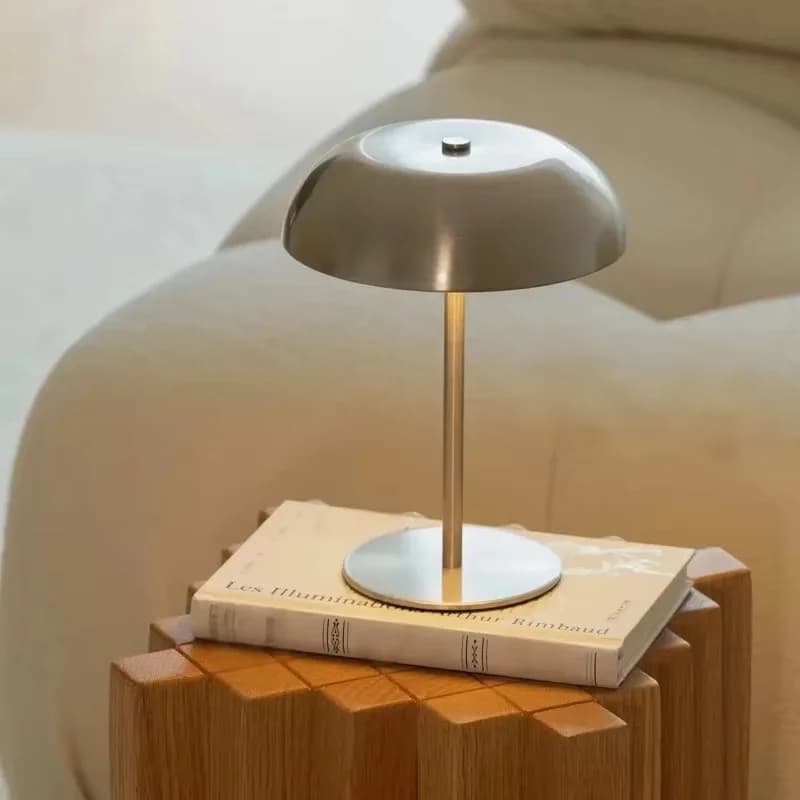מנורת שינה פטרייה מתכת, נטענת ב-USB