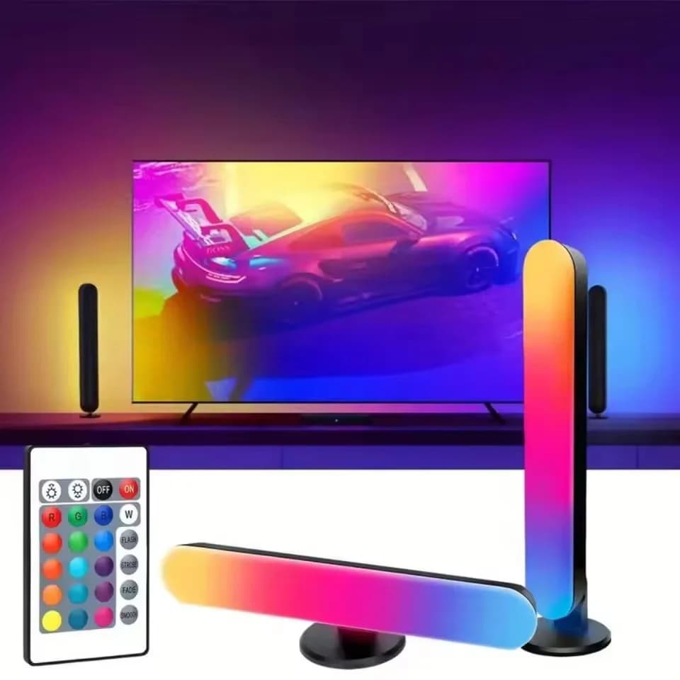 פס תאורה RGB נטען ב-USB עם סנכרון לקצב המוזיקה