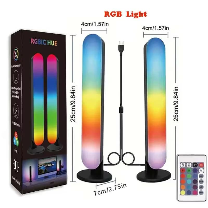 תאורת אווירה LED מודעת עמעום עם שלט