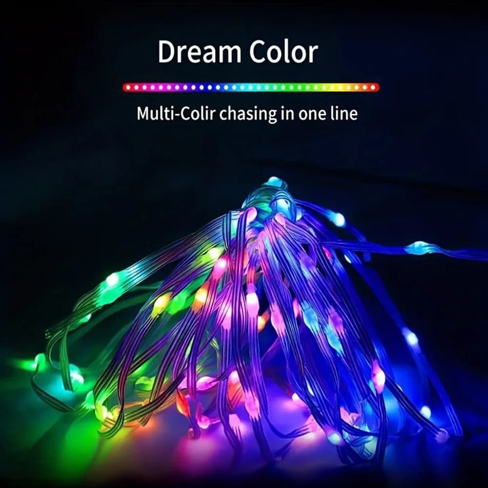 נורות פיות חכמות RGB עם שליטה באפליקציה Bluetooth